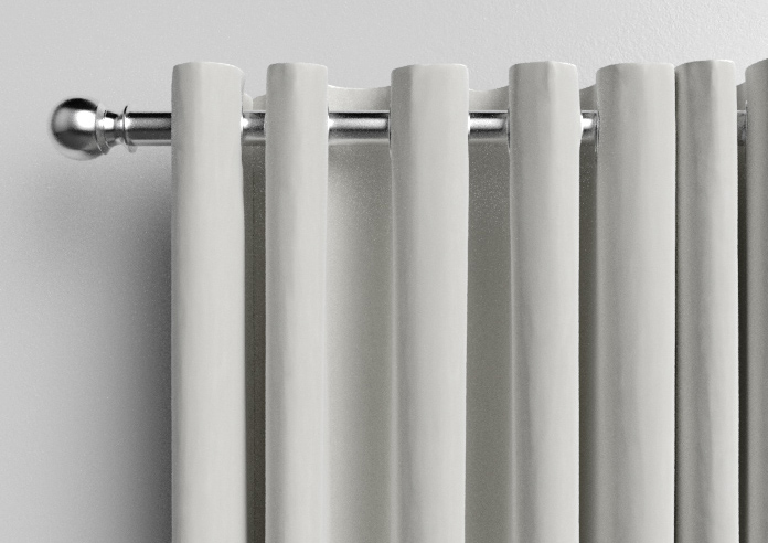 Luxe Velvet (Blackout) Eyelet, Stone - Ready Made Curtains - Image 10